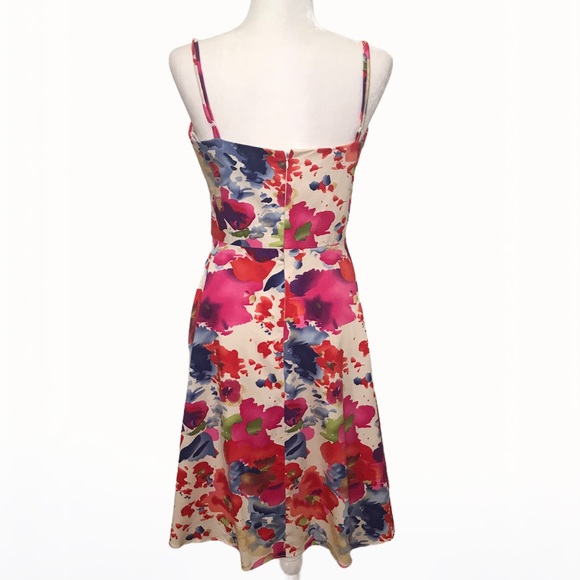 Alyn Paige 97% Cotton Floral Print Dress - 9/10 - Picture 3 of 16